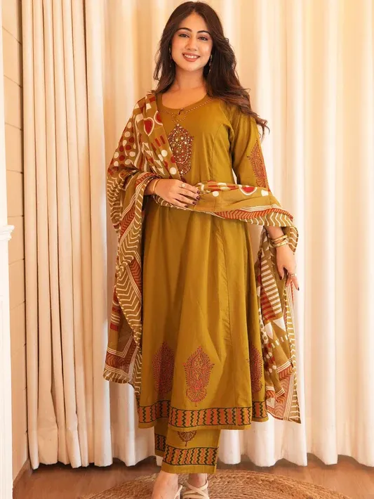 Cotton Shibori Print Kurta